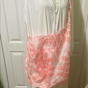 FP Movement Pink and White Floral Print Tote